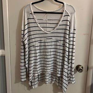 Free People Striped Tunic